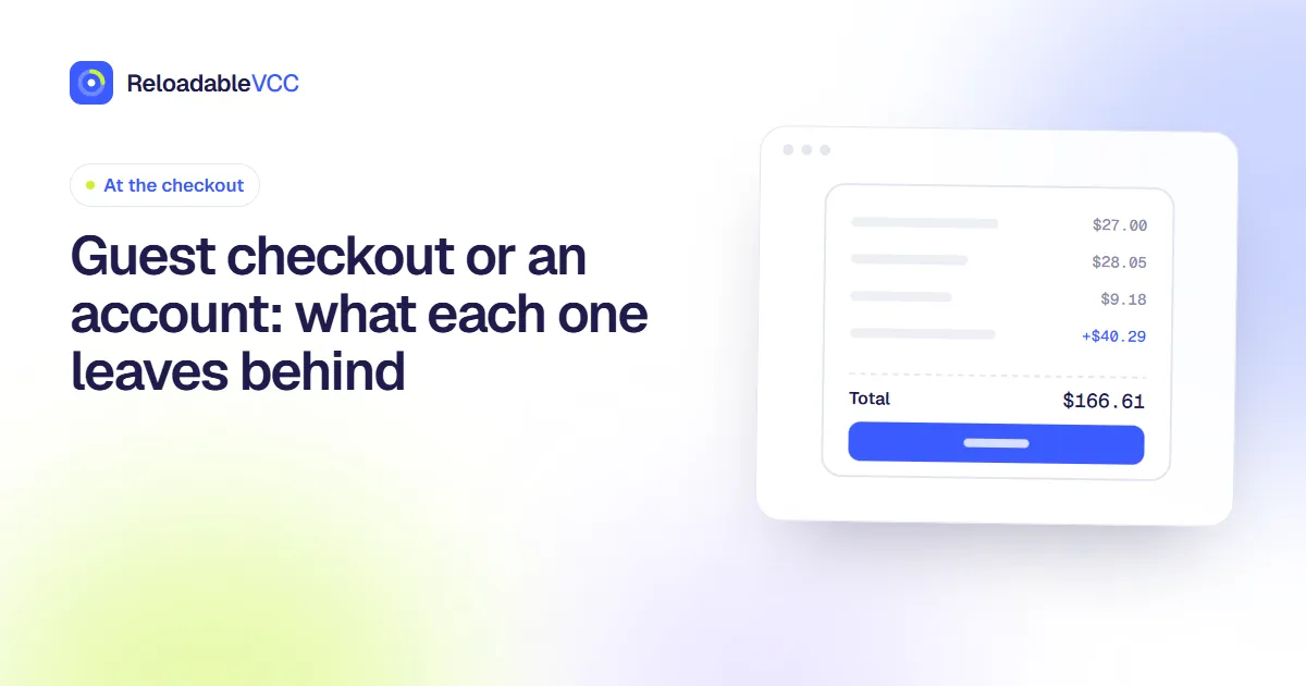 Guest checkout or an account: what each one leaves behind