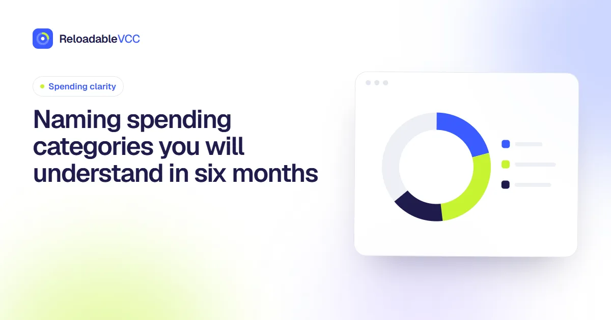 Naming spending categories you will understand in six months