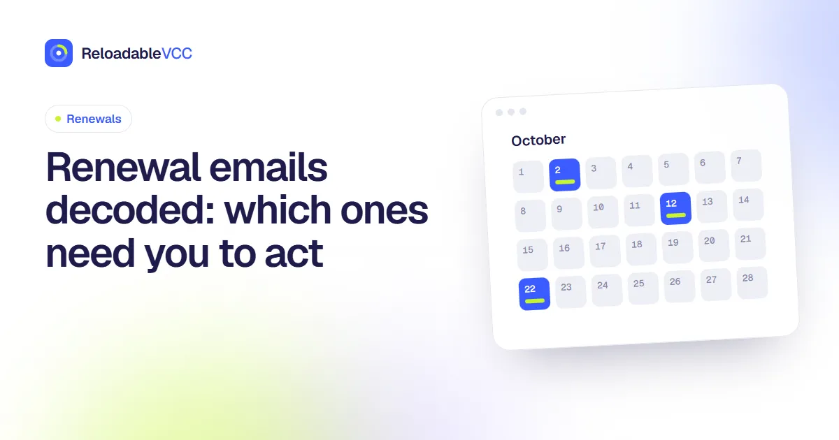 Renewal emails decoded: which ones need you to act