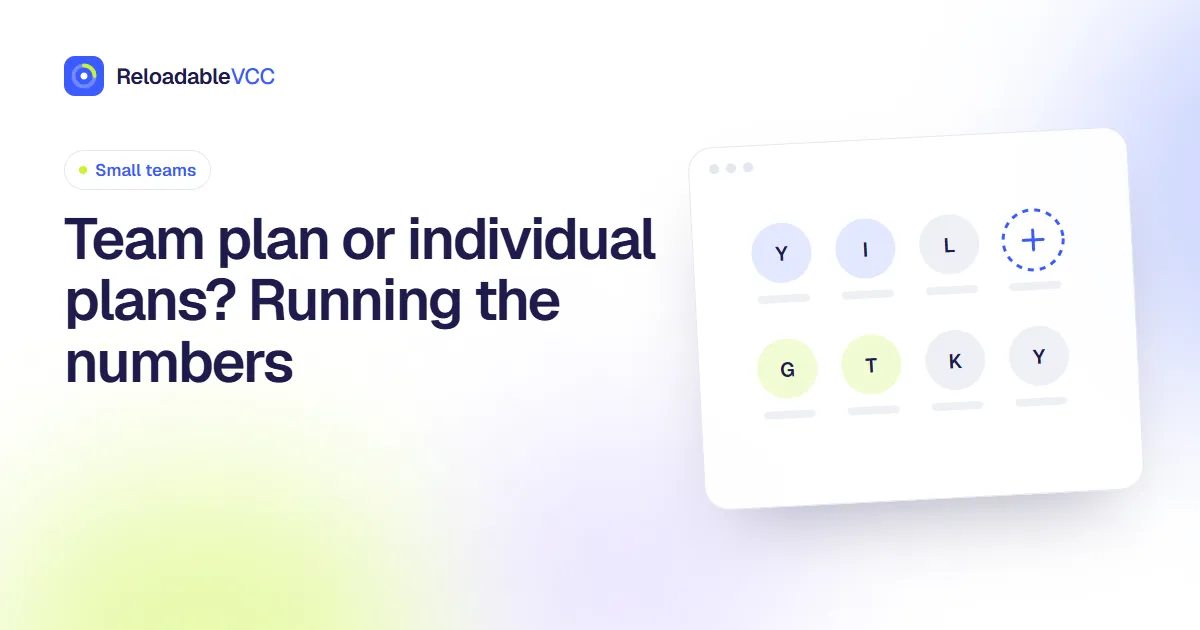 Team plan or individual plans? Running the numbers