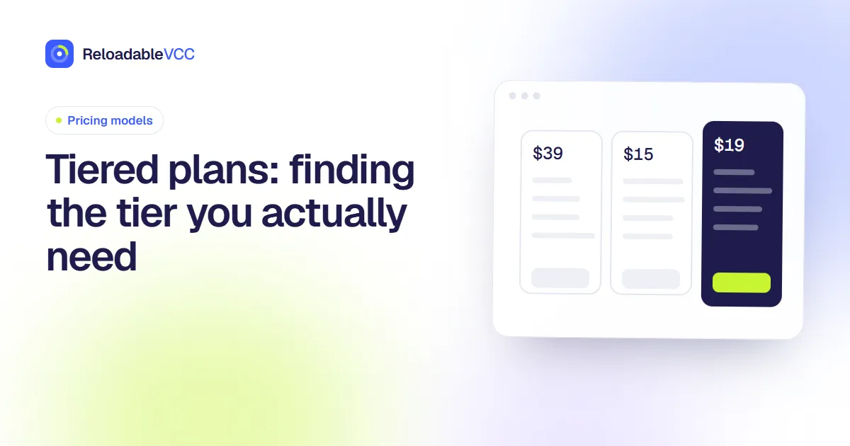 Tiered plans: finding the tier you actually need